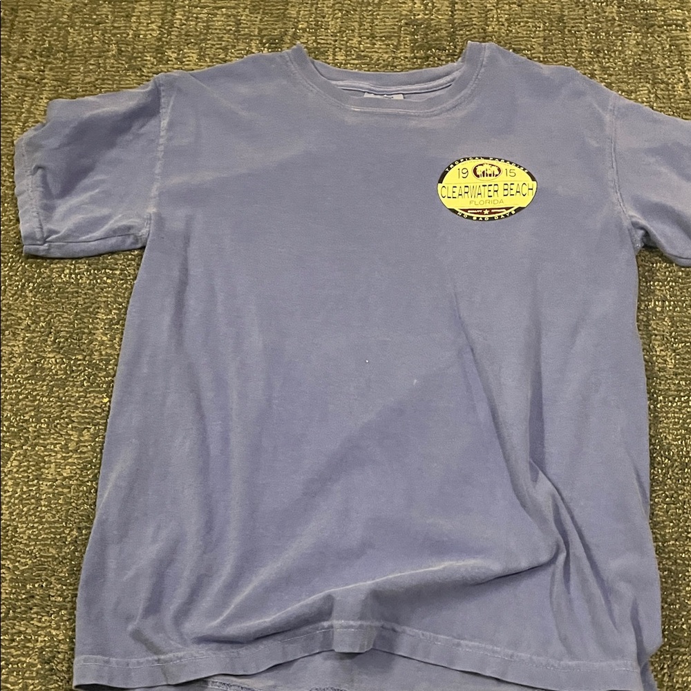 Blue T-Shirt with Clearwater Beach Logo